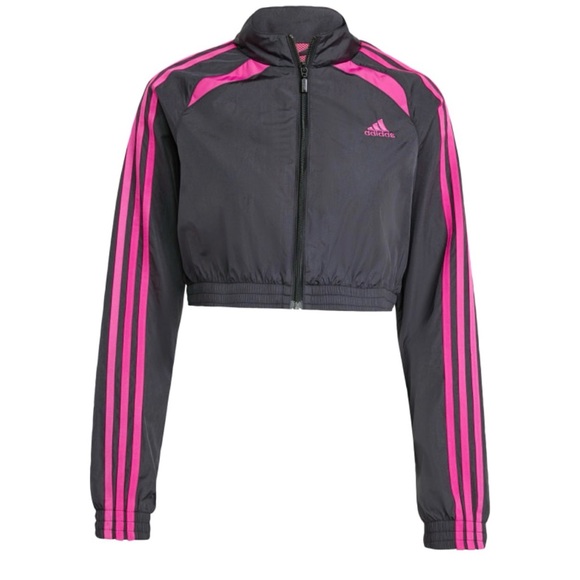 Adidas Women Adicolor Cropped Track Top - Picture 3 of 5